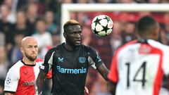 El pase de fantasía de Boniface para sentenciar al Feyenoord