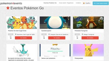 Cómo localizar todos los eventos de Pokémon GO