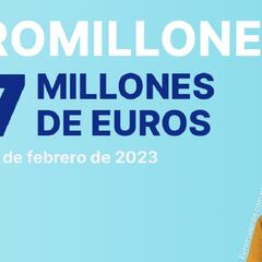 Euromillones: comprobar los resultados del sorteo de hoy, martes 21 de febrero