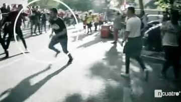 Los penosos incidentes en los aledaños del Bernabéu