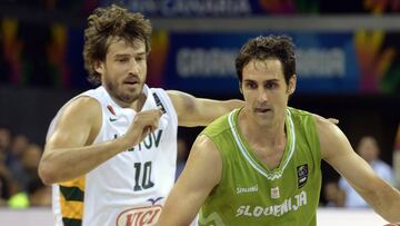 Domen Lorbek, con Eslovenia.