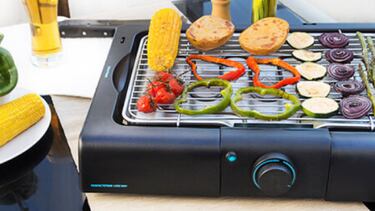 Cocina tus platos con esta barbacoa elctrica de sobremesa ajustable en tres niveles