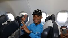 Wilmar Barrios durante un viaje con Zenit de San Petersburgo.