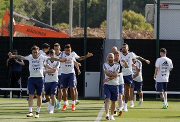 Así fue el entrenamiento de la Selección en Barcelona