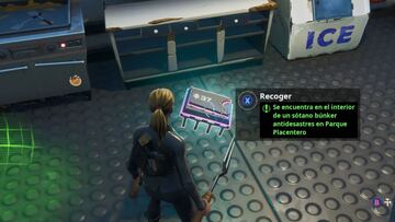 Fortnite Battle Royale: cómo conseguir el Fortbyte #37 en el interior de un sótano búnker antidesastres en Parque Placentero