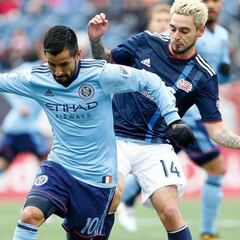 Sin Villa, el New York City rescata el empate en Foxborough