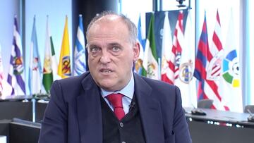 Javier Tebas señala a Infantino por la Superliga europea: "Debe aclarar si la ha apoyado o no"
