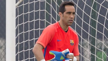 Claudio Bravo podría despedirse del Barça en la Supercopa