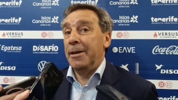 Felipe Miñambres, presidente del Tenerife.