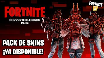 Fortnite: Pack Leyendas Corruptas ya disponible; precio y contenidos