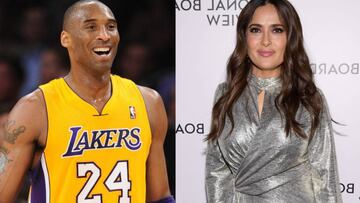 Salma Hayek le rinde homenaje a Kobe Bryant, leyenda de la NBA