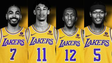 Los números que utilizarán los refuerzos de los Lakers para temporada 2023-24