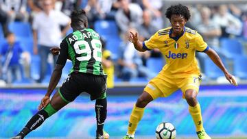 Cuadrado brilla ante Sassuolo y da asistencia a Dybala