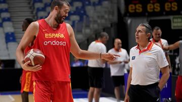 Sergio Scariolo: "Yo a Marc Gasol empec¨¦ fall¨¢ndole"
