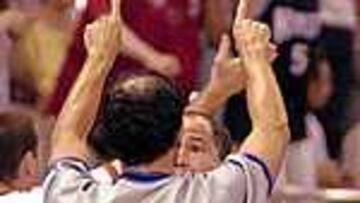 TENSIÓN. Javier Imbroda reconoce que estaba muy nervioso.