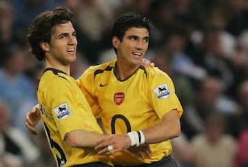 Cesc y Reyes en el Arsenal