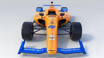 Así es el nuevo McLaren de Fernando Alonso para la Indy 500