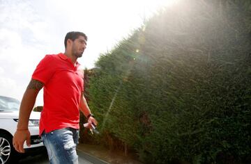 Luis Suarez at the Joan Gamper training complez, 22 July 2016.