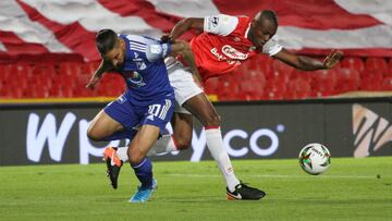 Mano a mano de Rivera y Gamero antes del Santa Fe vs. Millonarios