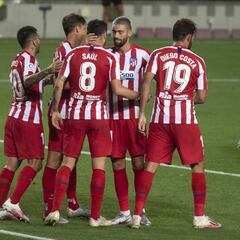 1x1 del Atlético: el huracán Carrasco y Saúl valen un punto