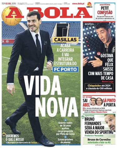 A Bola, de Casillas: 'Vida nueva'