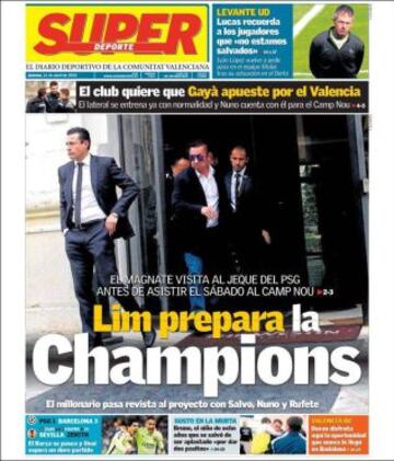 Portadas de la prensa deportiva