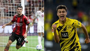 Así comenzará el camino de la UEFA Champions League para los futbolistas del USMNT; Gio Reyna y Pulisic buscarán superar una complicada fase de grupos.