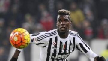 Pogba en el partido frente a la Fiorentina.