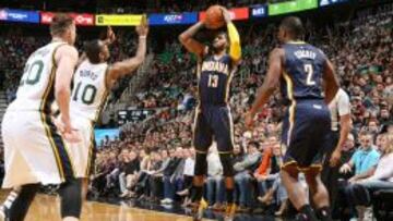 Los 48 puntos de Paul George no frenaron a los Jazz.