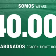 40.000 abonados en el Betis