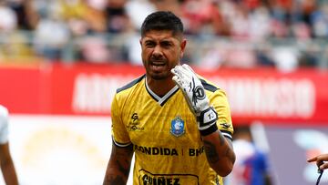 Nublense vs Deportes Antofagasta, Fecha 8 Campeonato Nacional 2022.

El jugador de Deportes Antofagasta Diego Sánchez es fotografiado durante el partido de primera division contra Nublense realizado en el Estadio Nelson Oyarzun de Chillan, Chile.
2/04/2022
Jorge Loyola/Photosport
 
Nublense vs Deportes Antofagasta, eighth date, 2022 National Championship.

Deportes Antofagasta’s player Diego Sánchez is pictured during the first division match held at the Nelson Oyarzun stadium
Chillan, Chile.
2/04/2022
Jorge Loyola/Photosport