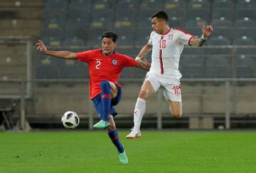 Las mejores imágenes del duelo entre Chile y Serbia en Austria