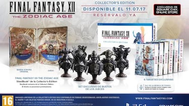 FFXII: The Zodiac Age enseña sus distintas ediciones