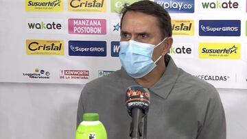 Guimaraes tras su partido con Once Caldas