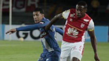 Leyvin Balanta, figura ante Emelec en octavos de final de la Copa Sudamericana