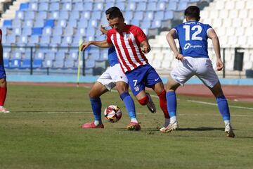 Diego Bri, durante el Melilla-Atlético B.