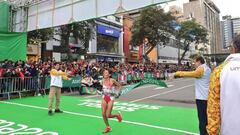 Tejada rompe récord en maratón femenino y da el oro a Perú