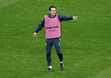 Soccer Football - Europa League Final - Villarreal Training - Stadion Energa Gdansk, Gdansk, Poland - May 25, 2021 Villarreal coach Unai Emery during training Pool via REUTERS/Aleksandra Szmigiel