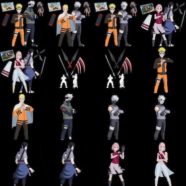 Fortnite x Naruto Shippuden: Naruto, Sakura, Sasuke y Kakashi llegan al juego