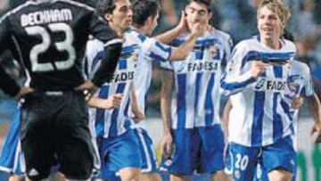 <b>ESPECTACULAR. </b>El Deportivo puso fin a una racha de nueve partidos sin ganar ante el Real Madrid.