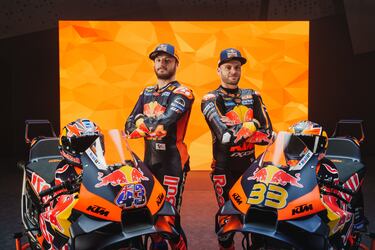 KTM presenta la nueva moto que pilotarán Brad Binder y Jack Miller, para el Mundial de MotoGP 2024.