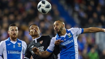 31/01/18
 PARTIDO COPA DEL REY IDA
 LEGANES C.D. SEVILLA C.F.
 NABIL EL ZHAR
 LUIS MURIEL