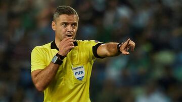 Skomina sustituye a Marciniak como árbitro del Ajax-Madrid