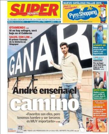 Portadas de la prensa deportiva