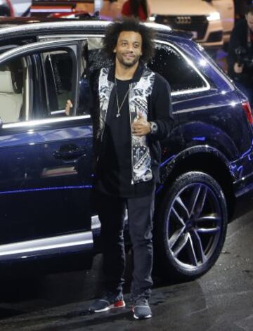 'Christian Dior Denim Flow' as Madrid squad attend Audi event