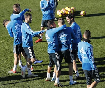 El Madrid prepara el partido contra el Villarreal