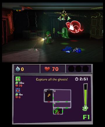 Captura de pantalla - Luigi&#039;s Mansion: Dark Moon (3DS)