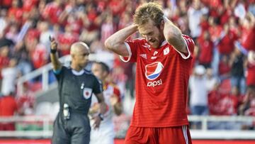 América visita a Patriotas. El nuevo refuerzo el venezolano, Aristeguieta confía en marcar su primer gol con el equipo rojo