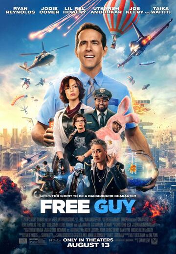 P&oacute;ster oficial de Free Guy