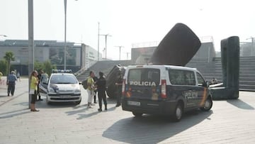 Persecución y pelea entre radicales del Celta y del Madrid en un centro comercial de Vigo